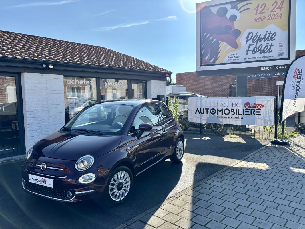 Fiat 500 II (2) 1.2 8V 69 LOUNGE TOIT PANORAMIQUE — 1