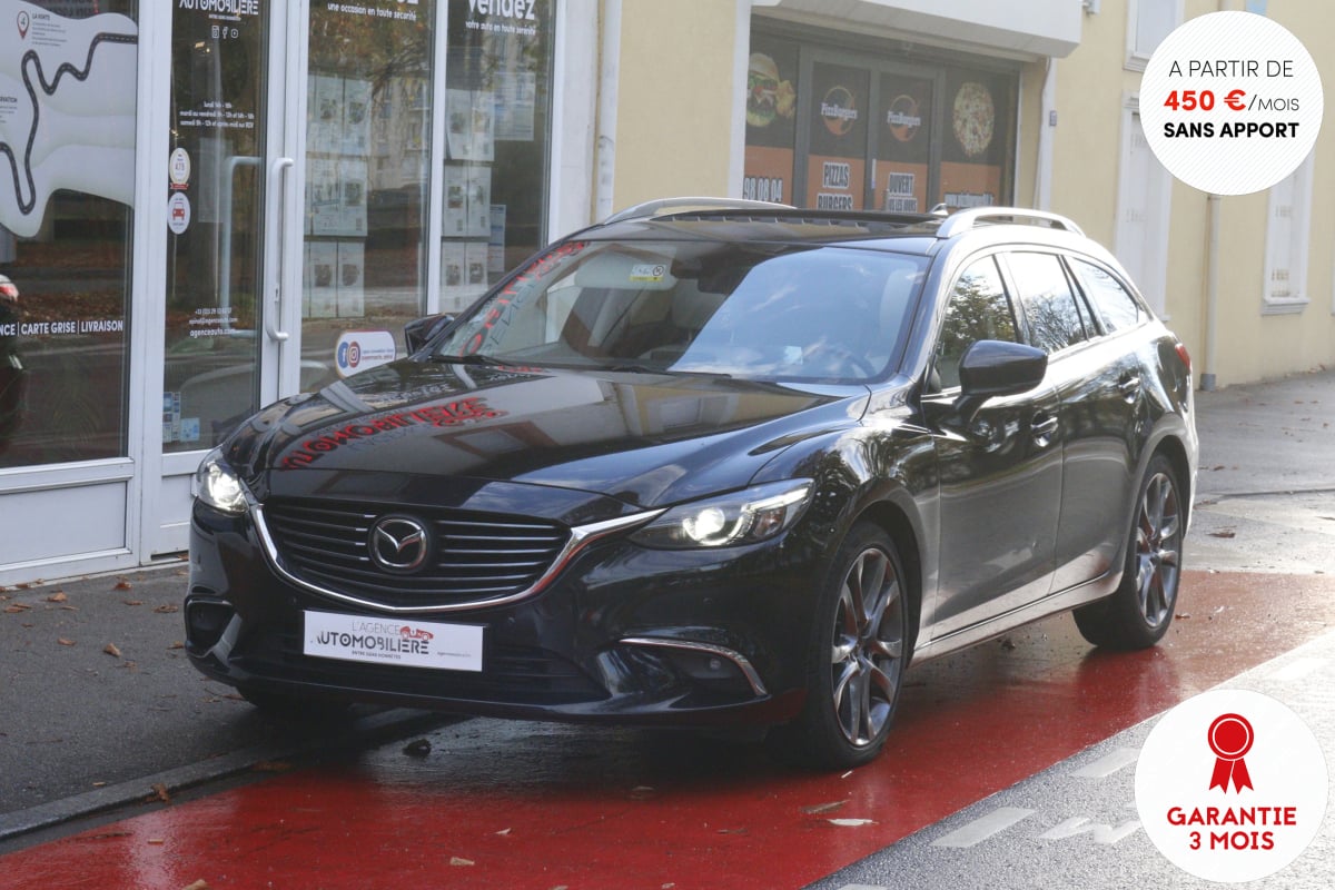 Mazda Mazda 6 Wagon 2.2 SKYACTIV-D 175 Sélection BVA (Toit ouvrant, Suivi, Sièges élec & chauff) — 1