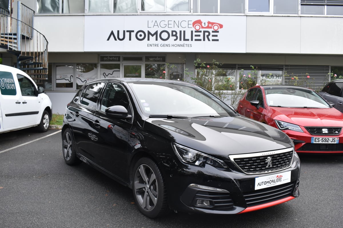 Peugeot 308 GT LINE Phase II 1.2 THP Puretech EAT8 130 cv Boîte auto Courroie faite — 1