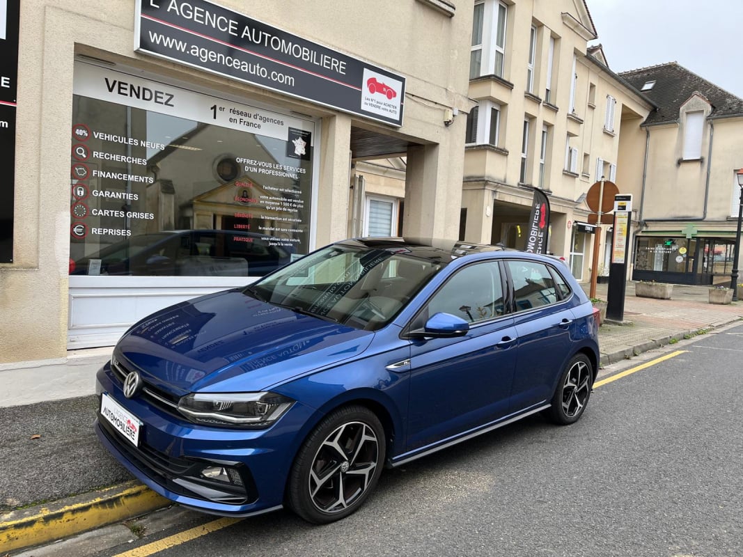 Volkswagen Polo 1.0 TSI 115 DSG7 R-LINE + VIRTUAL COCKPIT / TOIT OUVRANT / ETAT NEUF — 1