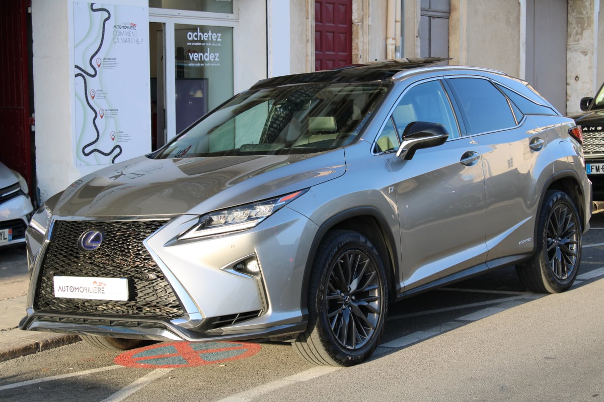 Lexus RX 3.5 450 H 313H 260 HEV F-SPORT AWD BVA (Entretien LEXUS, Toit ouvrant panoramique, Caméra de Recul) — 1
