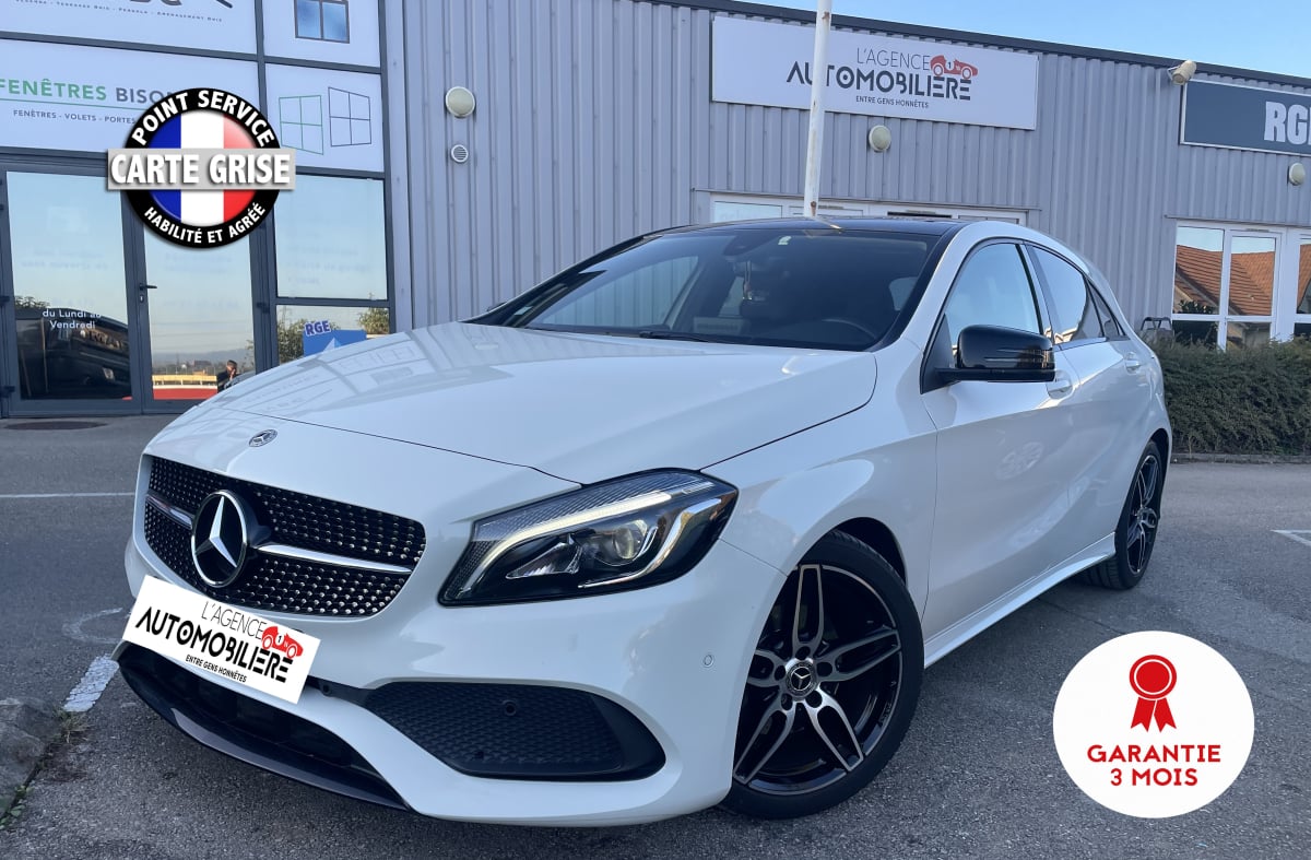 Mercedes-Benz Classe A (W176) Phase 2 200 1.6 Ti 16V 7G-DCT 156 cv Boîte auto finition FASCINATION PACK AMG LINE — 1