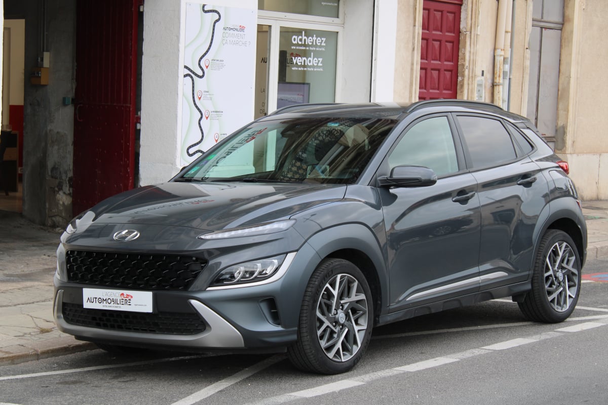 Hyundai KONA 1.6 GDI 141H 105 HYBRID HEV 1.6KWH INTUITIVE DCT BVA (Garantie constructeur, CarPlay, ..) — 1