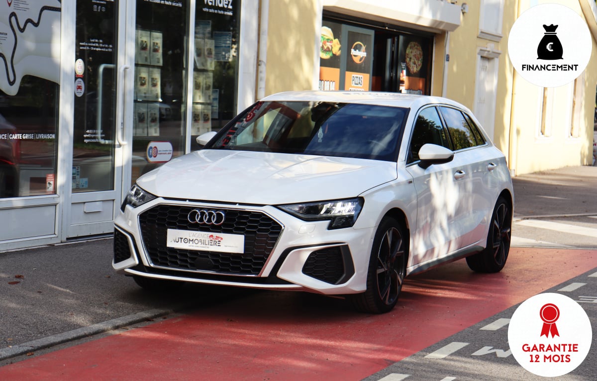 Audi A3 Sportback 1.5 TFSI 150 Mild Hybrid S Line S-Tronic7 (CarPlay,ACC,Méplat) — 1