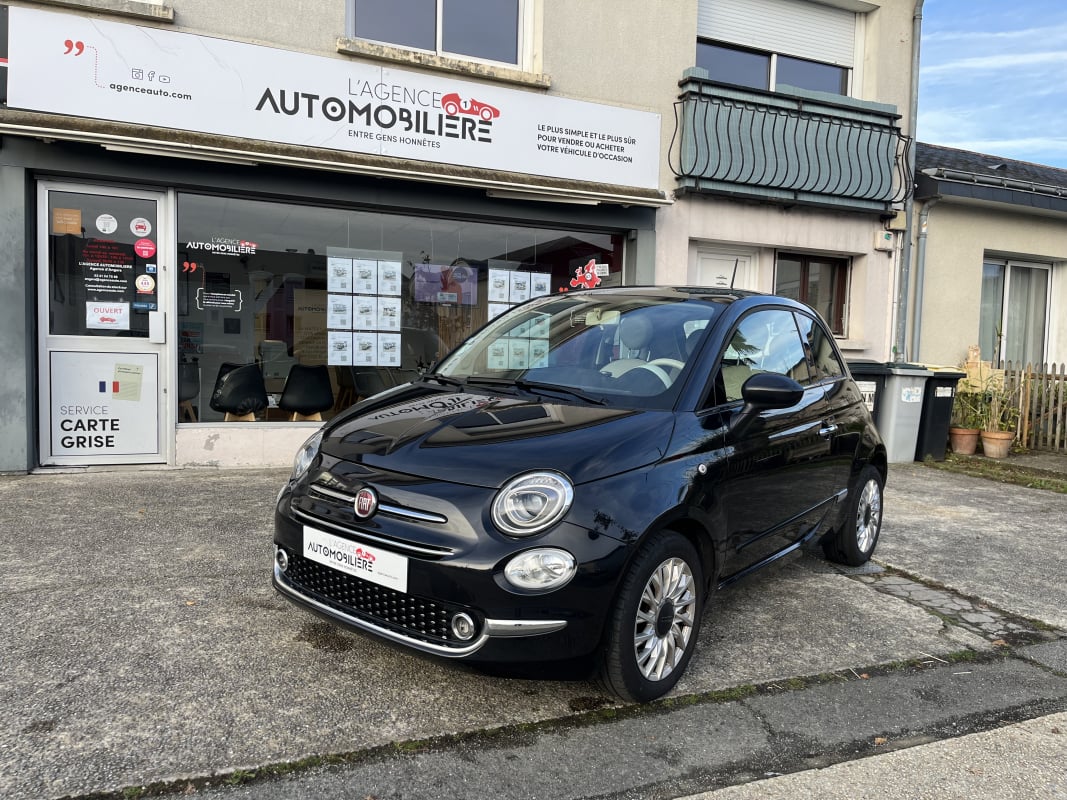 Fiat 500 1.2 69 ch Lounge - Toit panoramique - Distribution neuve — 1