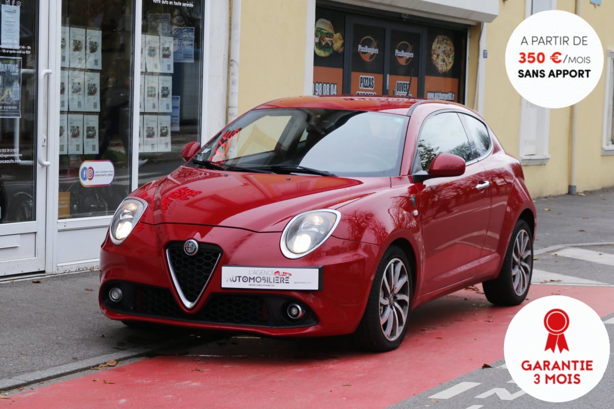 Alfa Romeo Mito 1.4 TB MultiAir 140 Lusso BVA (Distribution à jour, GPS, BT, Cuir) — 1