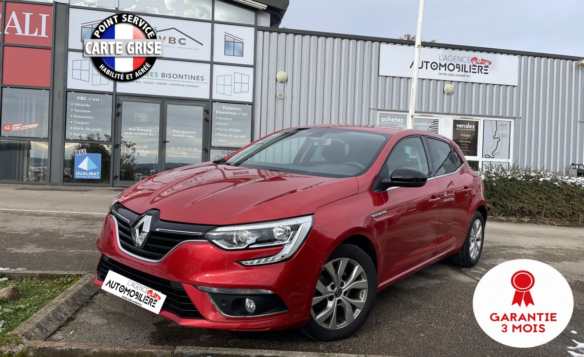 Renault Megane IV ENERGY 1.3 TCe 16V GPF EDC7 140 cv Boîte auto LIMITED EDITION - MOTEUR A CHAINE - CT VIERGE — 1