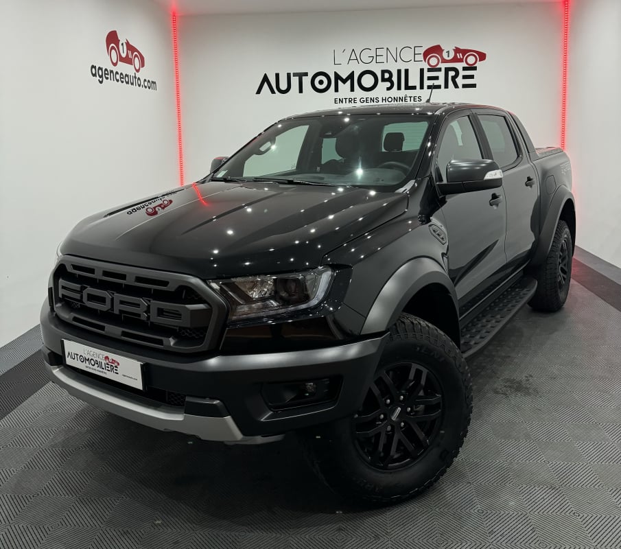 Ford Ranger RAPTOR PHIII DOUBLE CABINE 4X4 2.0D ECOBLUE 213CV BVA10 ATTELAGE/MARCHE PIED/CAMERA/CARPLAY/TEL — 1