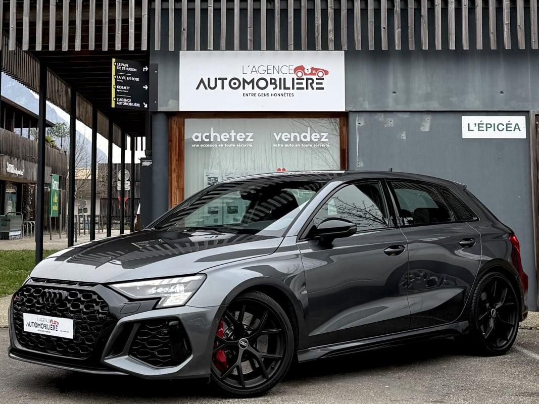 Audi RS3 Sportback 2.5 TFSi 400 Quattro S-Tronic - 1°Main - Origine France - Suivi Audi — 1