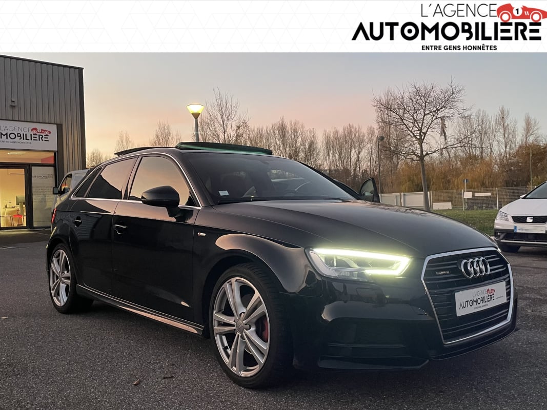 Audi A3 2.0 TFSI 190 CH SLINE QUATTRO- ENTRETIENS AUDI EXCLUSIF — 1