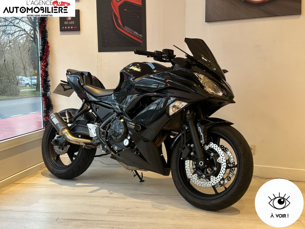 Kawasaki Ninja 650 A2 (Ligne Mivv, Top block, Bulle noir...) — 1