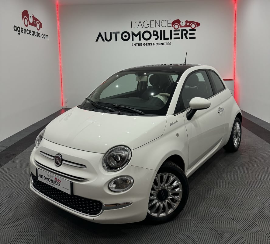 Fiat 500 500 III DOLCE VITA HYBRID 1.0 70CV BVM6 TOIT PANO/CUIR BI-TON/CARPLAY/BLUETOOTH/REGUL/JTES ALU — 1