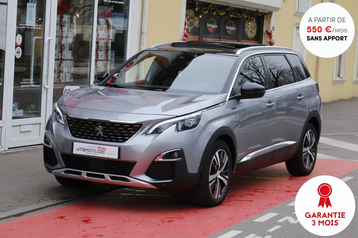 Peugeot 5008 7 PLACES 2.0 BlueHDI 180 GT-Line EAT8 (TO, CarPlay, Attelage) — 1
