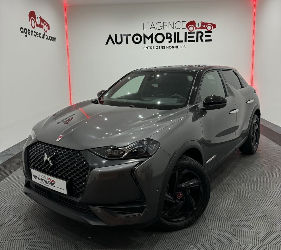DS DS 3 Crossback DS3 CROSSBACK PERFORMANCE LINE + BLUEHDI 130CV EAT8 FULL LEDS/CAMERA/CARPLAY/CUIR-ALCANTARA/1èreMAIN — 1