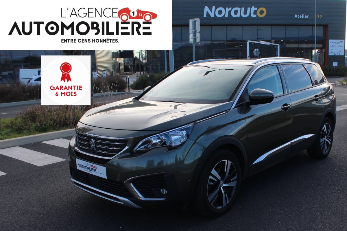 Peugeot 5008 GENERATION-II 1.5 BLUEHDI 130CH ALLURE PACK START-STOP ( Caméra de recul, Attelage ... ) — 1