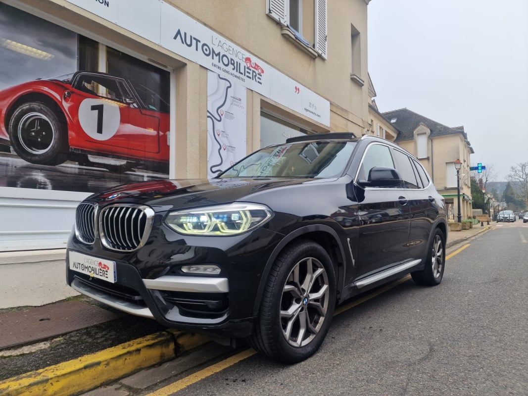BMW X3 XDRIVE20DA BVA 190cv XLINE + TOIT PANORAMIQUE OUVRANT — 1
