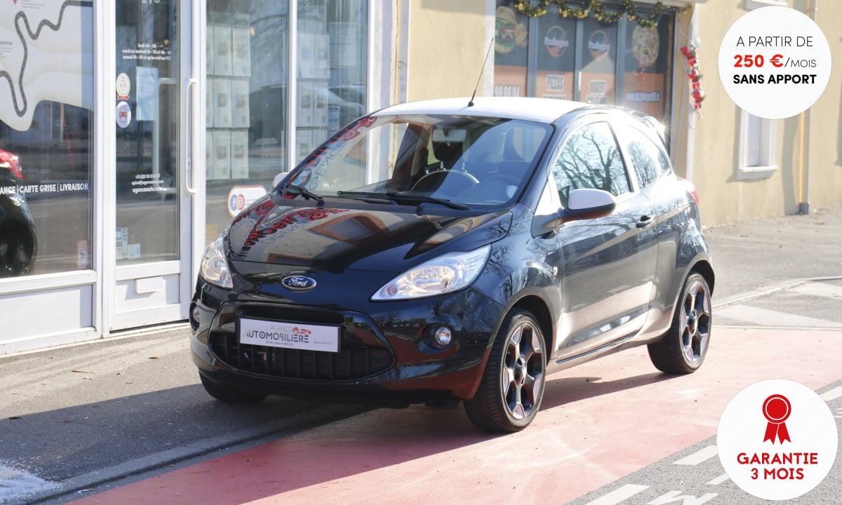 Ford Ka 1.2 i 69 Black Edition BVM5 (Idéal jeune permis) — 1