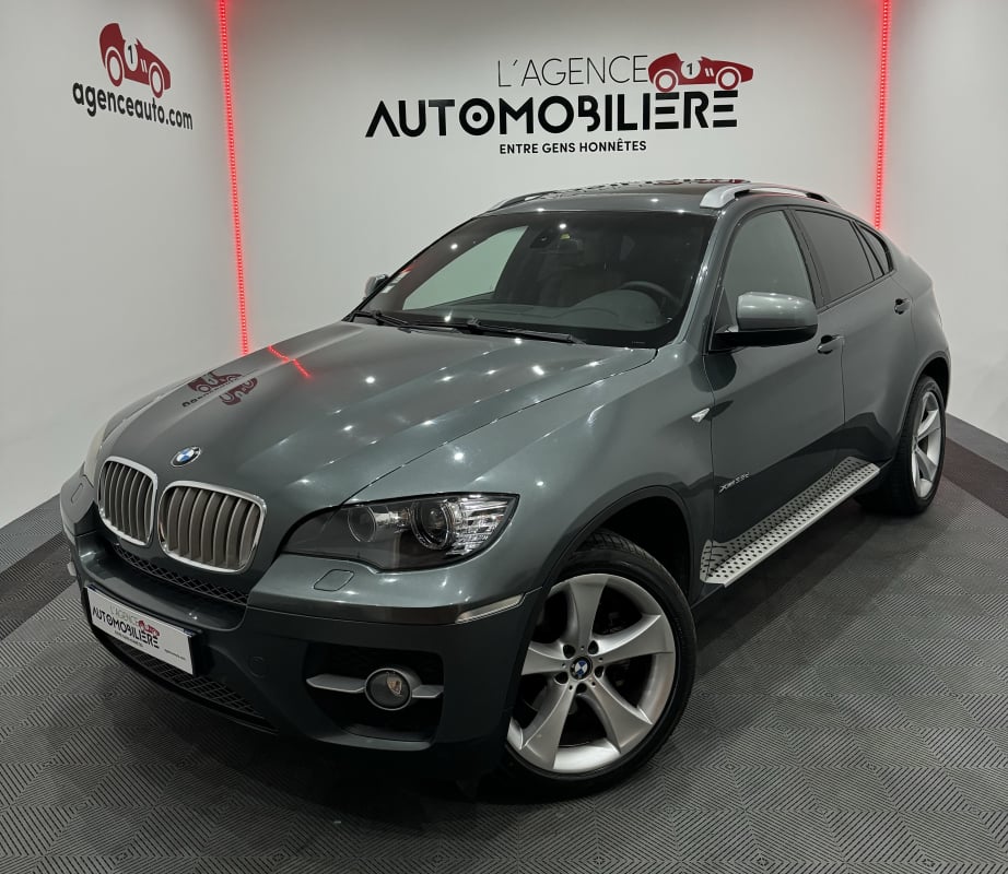 BMW X6 X6 EXCLUSIVE 35D 3.0 286CV BVA6 XDRIVE TOIT OUV/CUIR ELECT/MARCHE-PIED/JTES 20'/GPS/REGUL/ATTELAGE — 1