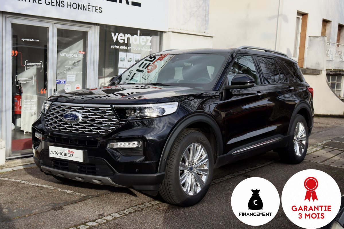 Ford Explorer 3.0 i V6 EcoBoost 457 AWD Platinium BVA10 (TO,Caméra 360,Sièges Chauffants) — 1