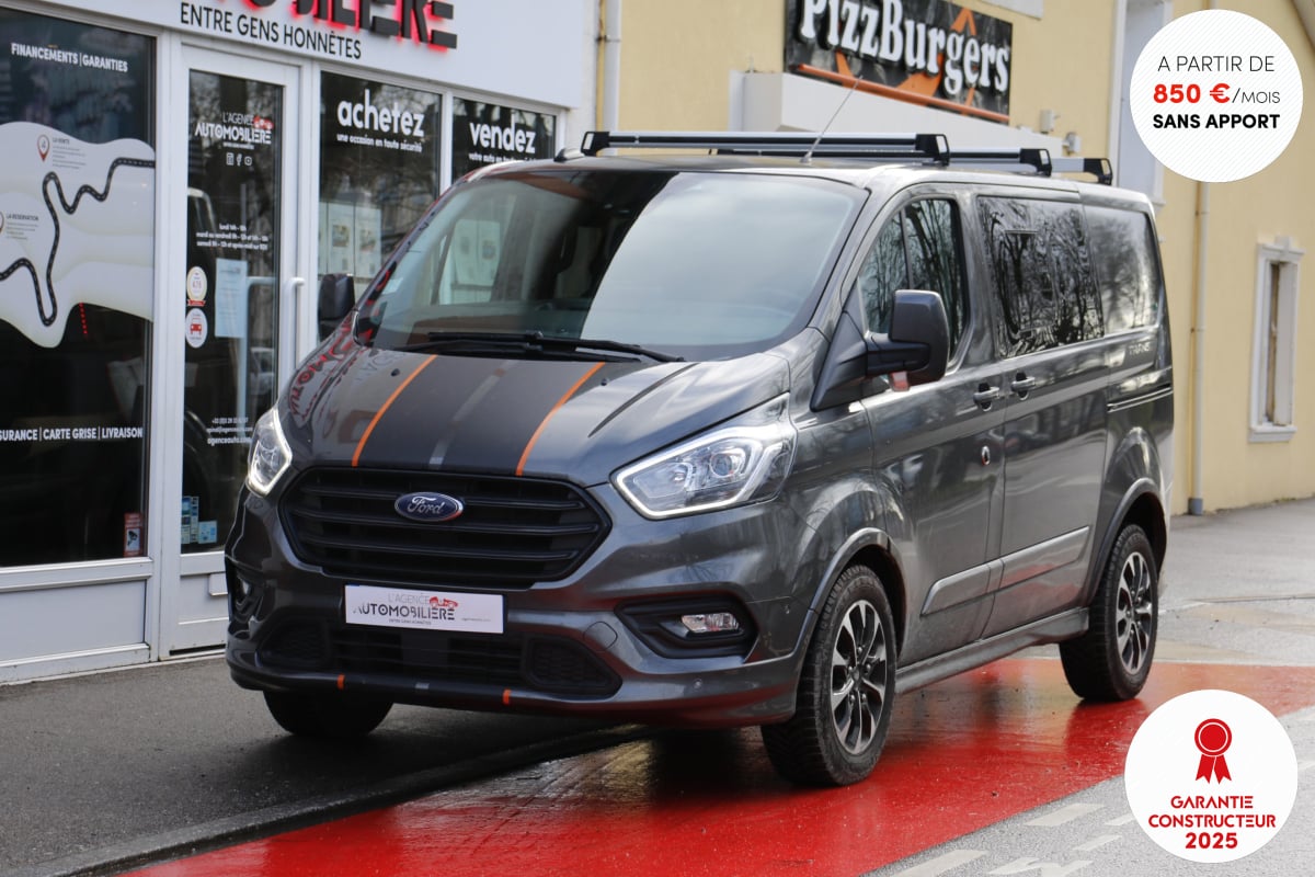 Ford Custom Transit 320 L1H1 2.0 EcoBlue 170 BVA (1ère main, Caméra, CarPlay) — 1