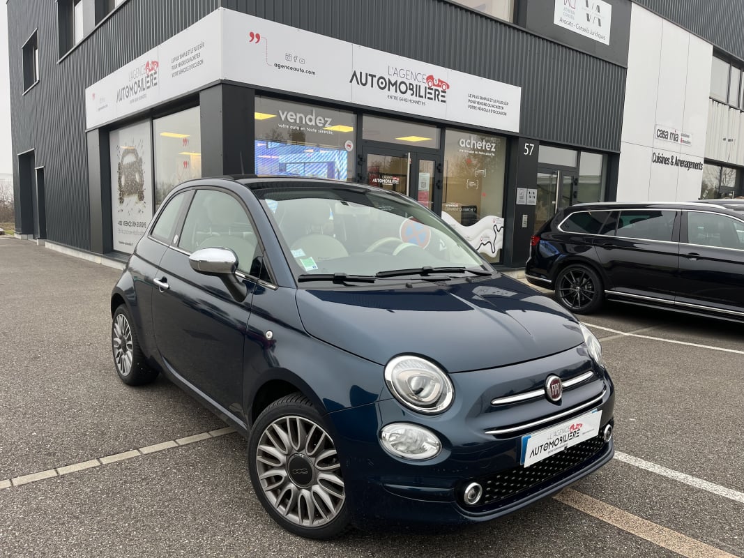 Fiat 500 PHASE 3 1.2 MPi 69CV MIRROR / TOIT PANO - GARANTIE 12 MOIS — 1