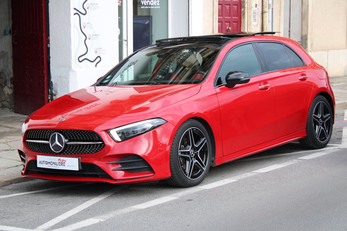 Mercedes-Benz Classe A 1.5 180 D 115 AMG LINE 7G-DCT BVA (Entretien complet mercedes, Toit ouvrant, Camera 360,..) — 1