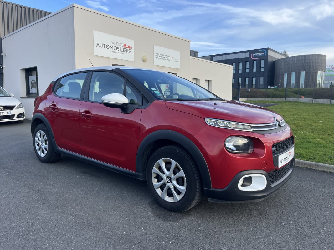 Citroen C3 1.2L 82CH FEEL DISTRI FAITE/ GARANTIE 12 MOIS OR — 1