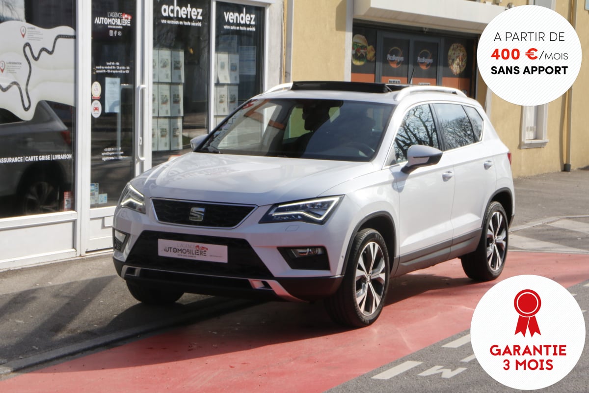 Seat Ateca 1.4 TSI ACT 150 Xcellence (TO, Carplay, Caméra 360°, Sièges chauffants...) — 1