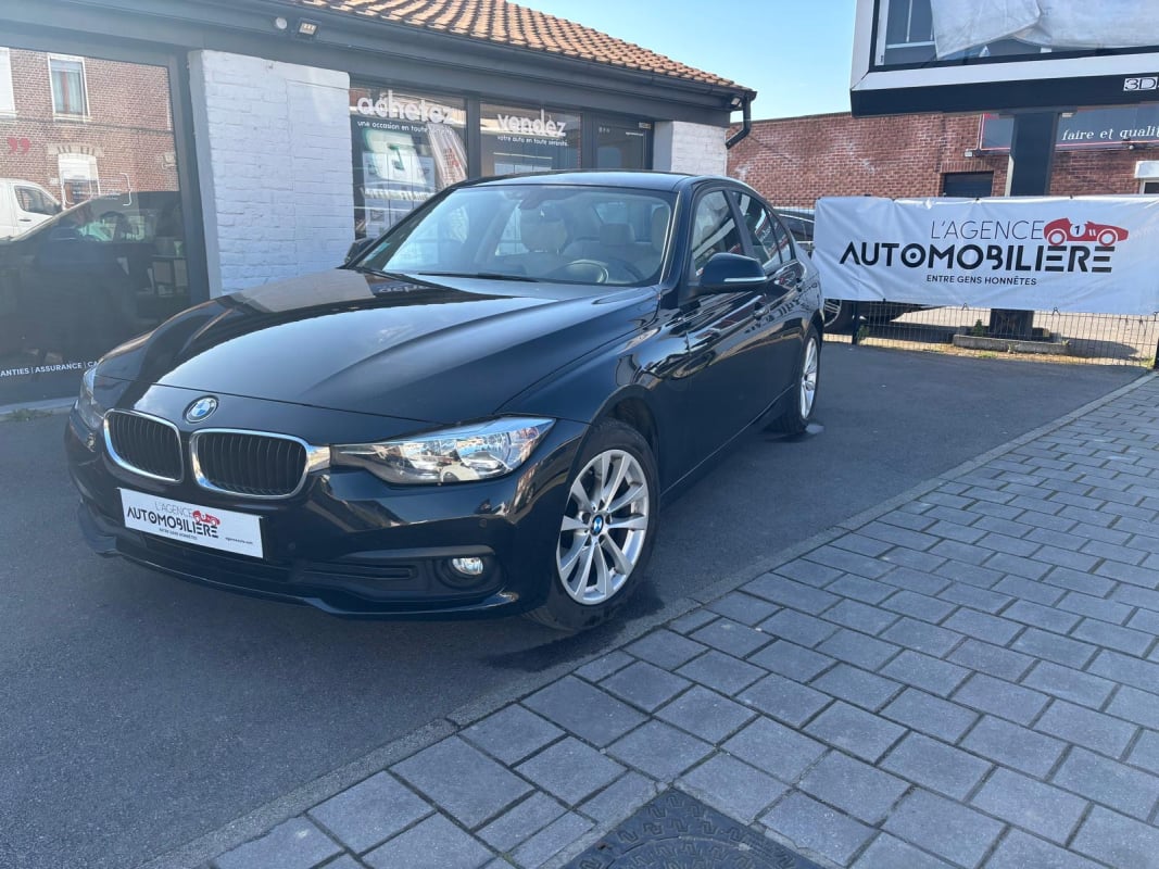 BMW Série 3 (F30) (2) 318D 150 BUSINESS DESIGN CUIR OYSTER — 1