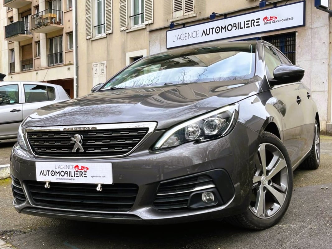 Peugeot 308 II (2) 1.2 PURETECH 130 S&S ALLURE EAT8 1ERE MAIN, DISTRIBUTION REALISEE, CAMERA, CARPLAY — 1