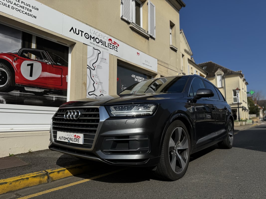Audi Q7 3.0 V6 TDI 272cv Quattro Tiptronic8 S-LINE 7PL + TOIT OUVRANT SUIVI COMPLET AUDI — 1
