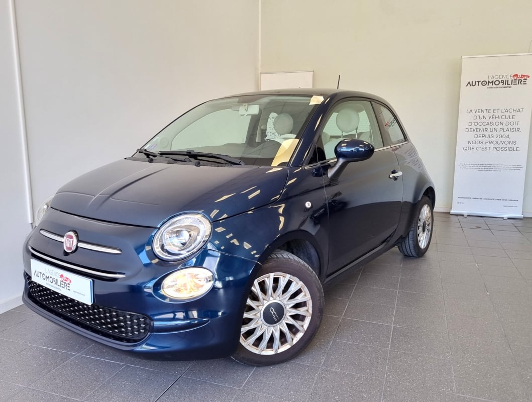Fiat 500 1.2 8V 69CH LOUNGE+GPS — 1