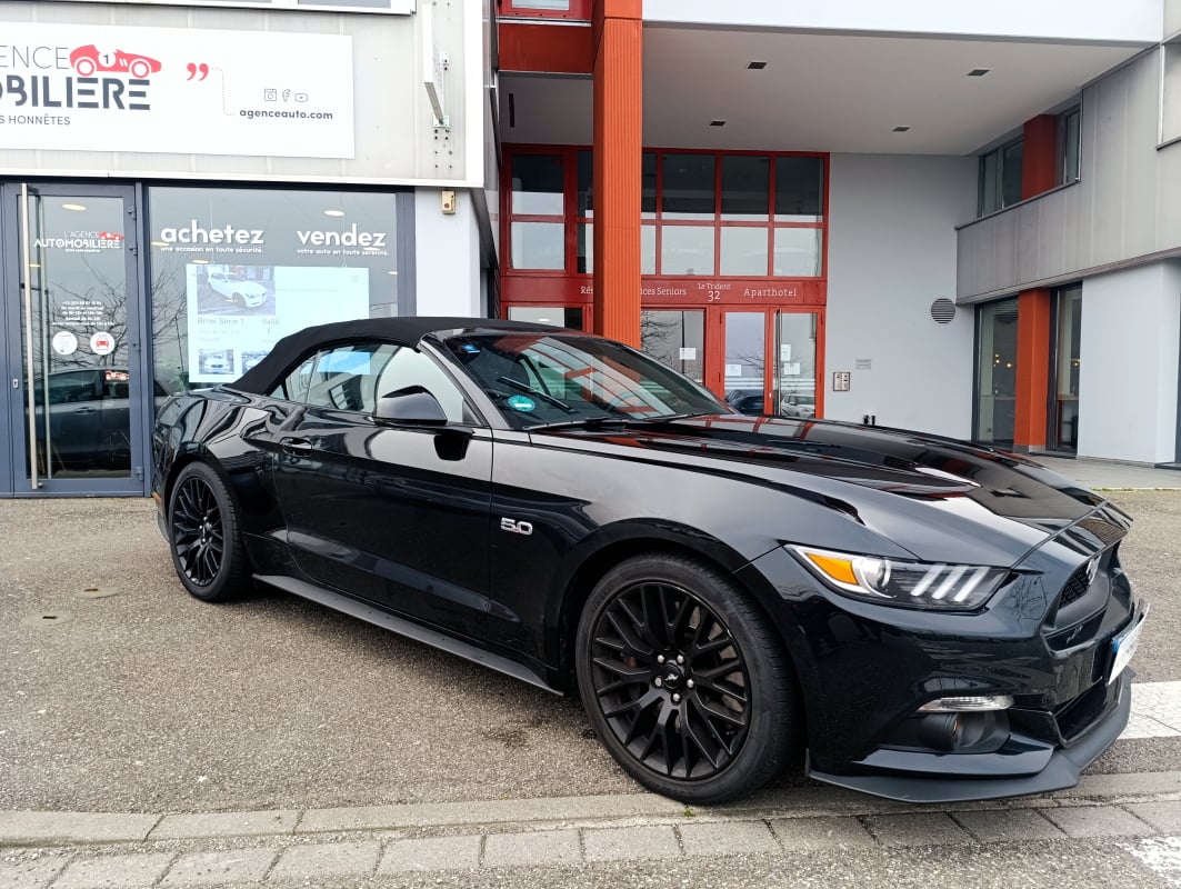 Ford Mustang Convertible VI Cabriolet 5.0 i V8 421cv Full Black — 1
