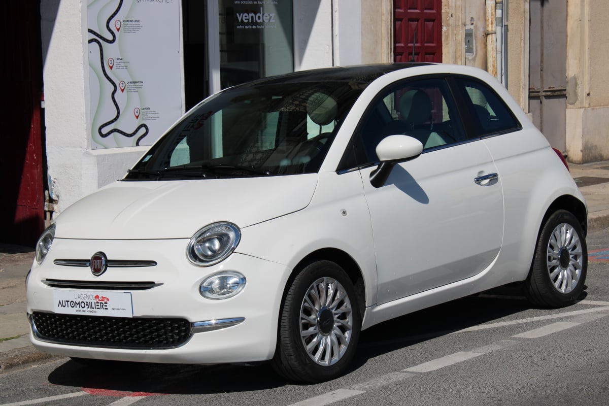 Fiat 500 1.0 70 BSG MHEV HYBRID DOLCEVITA START-STOP (Toit panoramique, CarPlay,..) — 1