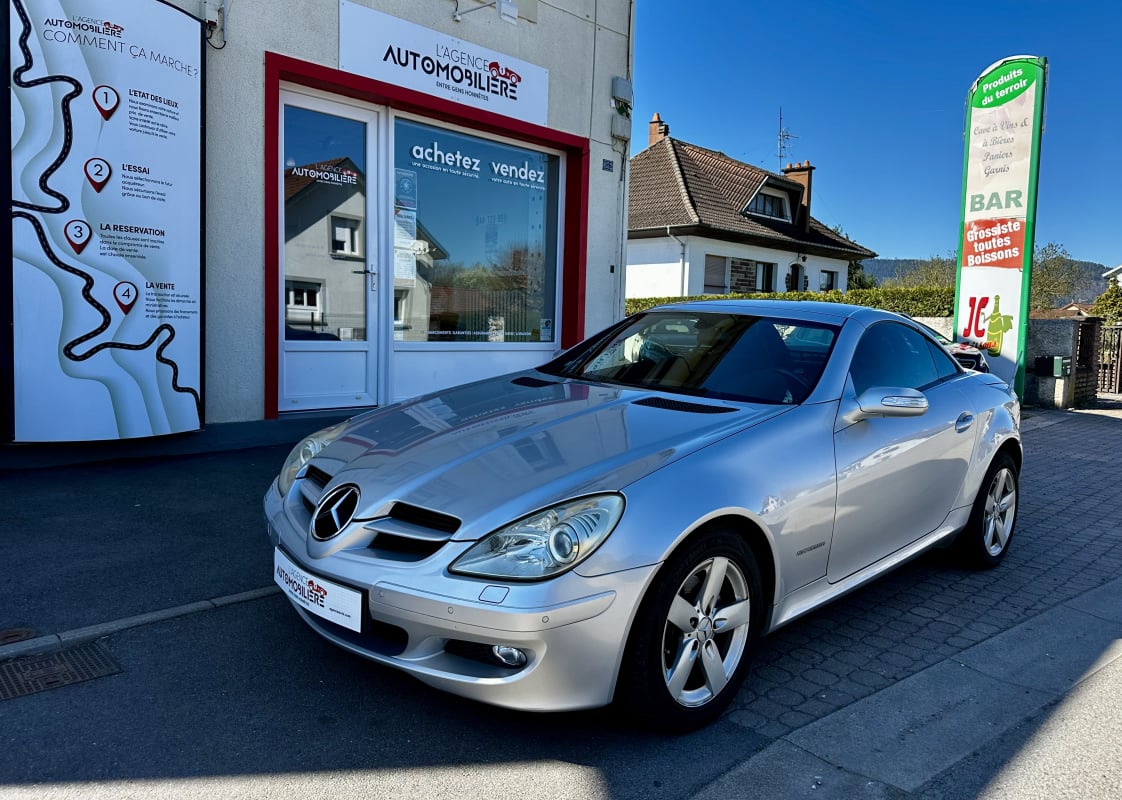 Mercedes-Benz SLK 200 1.8 i 163 cv Kompressor - Cabriolet - Intérieur Cuir Rouge — 1