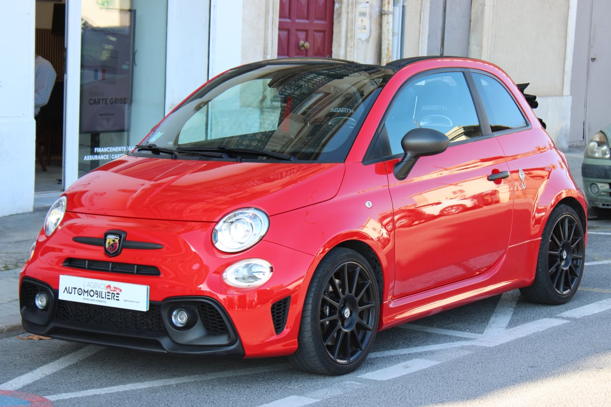 Abarth 500 CABRIOLET 595 1.4 T-JET 180 COMPETIZIONE (Première main, Radar de recul, CarPlay..) — 1