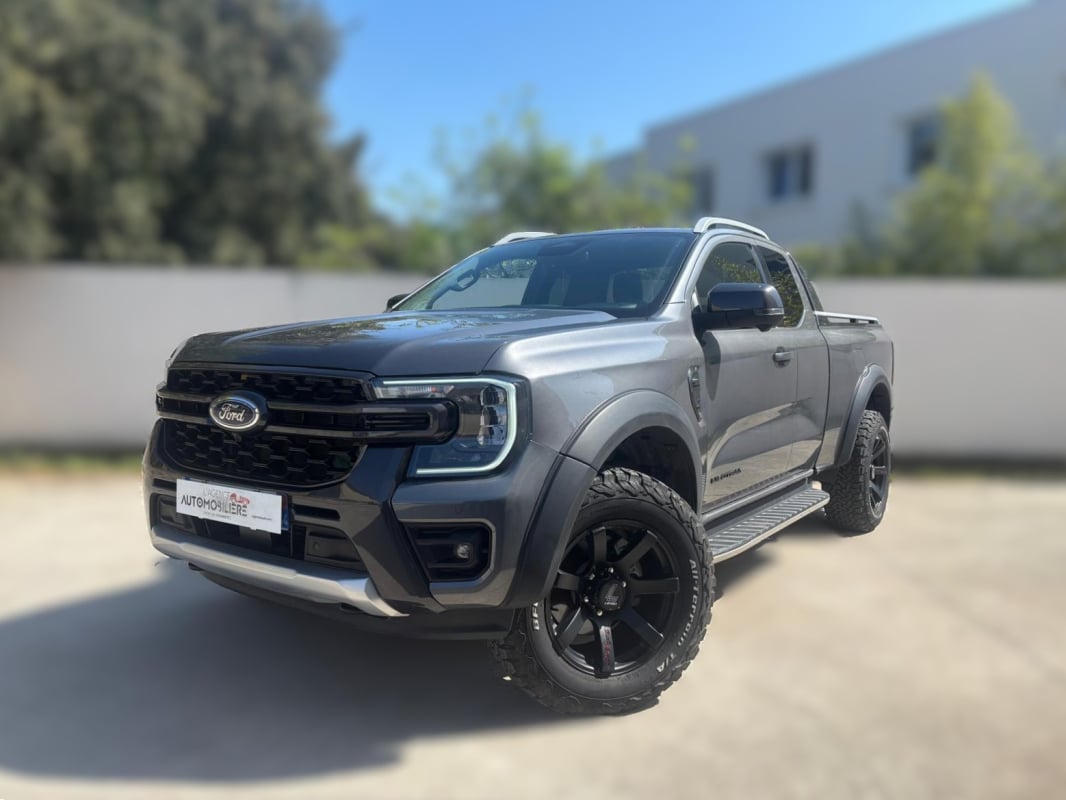 Ford Ranger SUPER CABINE 2.0 205 WILDTRAK X E-4WD 4X4 GARANTIE CONSTRUCTEUR TVA RECUPERABLE — 1