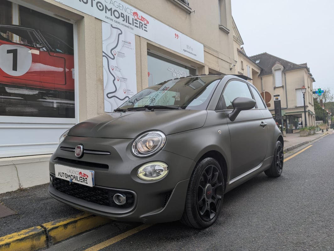 Fiat 500 S 1.2i 69ch + TOIT OUVRANT PEINTURE MAT — 1