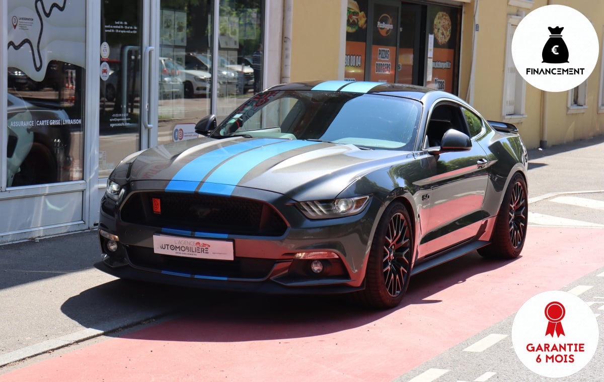 Ford Mustang Fastback 5.0 V8 418 GT BVM (CG FR, AUCUN MALUS) — 1
