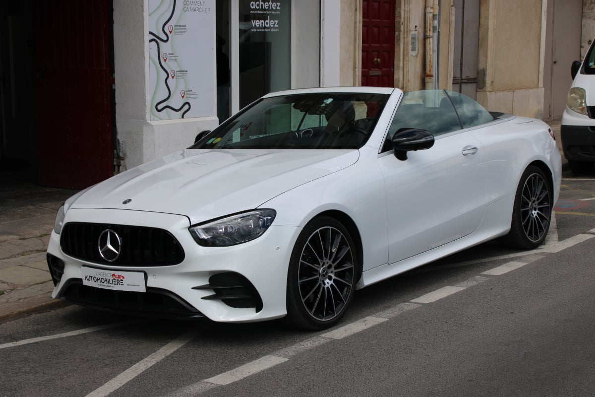 Mercedes-Benz Classe E CABRIOLET 2.0 220 D 195 AMG LINE 9G-TRONIC BVA ( 1ère main, Entretien Mercedes, Carplay ... ) — 1