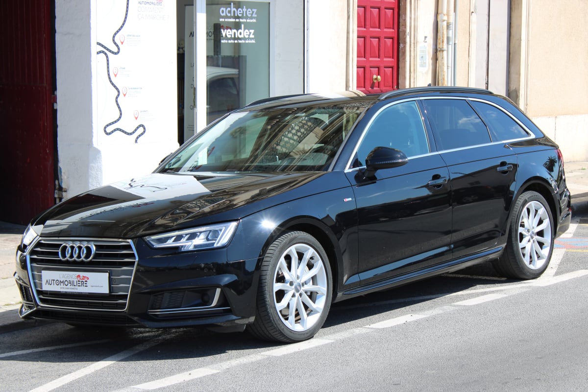 Audi A4 AVANT 3.0 TDI 220 S-LINE S-TRONIC BVA ( Affichage tête haute, Carplay, Sièges chauffants..) — 1