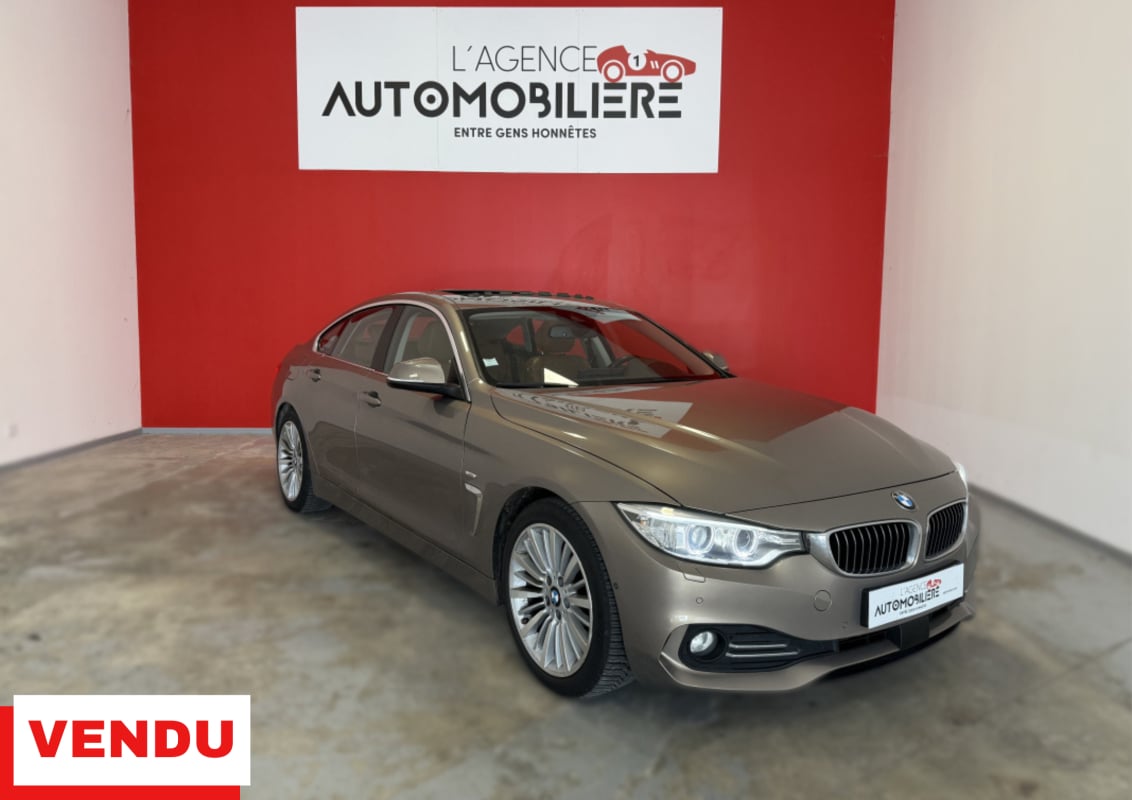 BMW Série 4 GRAN COUPE 420D 184 LUXURY BVA8 + TOIT OUVRANT + ATTELAGE — 1