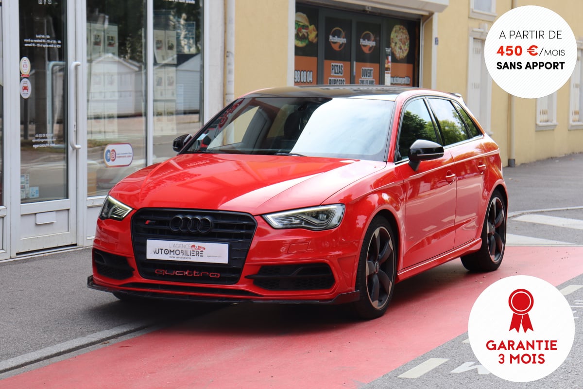 Audi S3 Sportback 2.0 TFSi 300 Quattro S-Tronic6 (CarPlay, Demi Ligne, Sièges chauff.) — 1