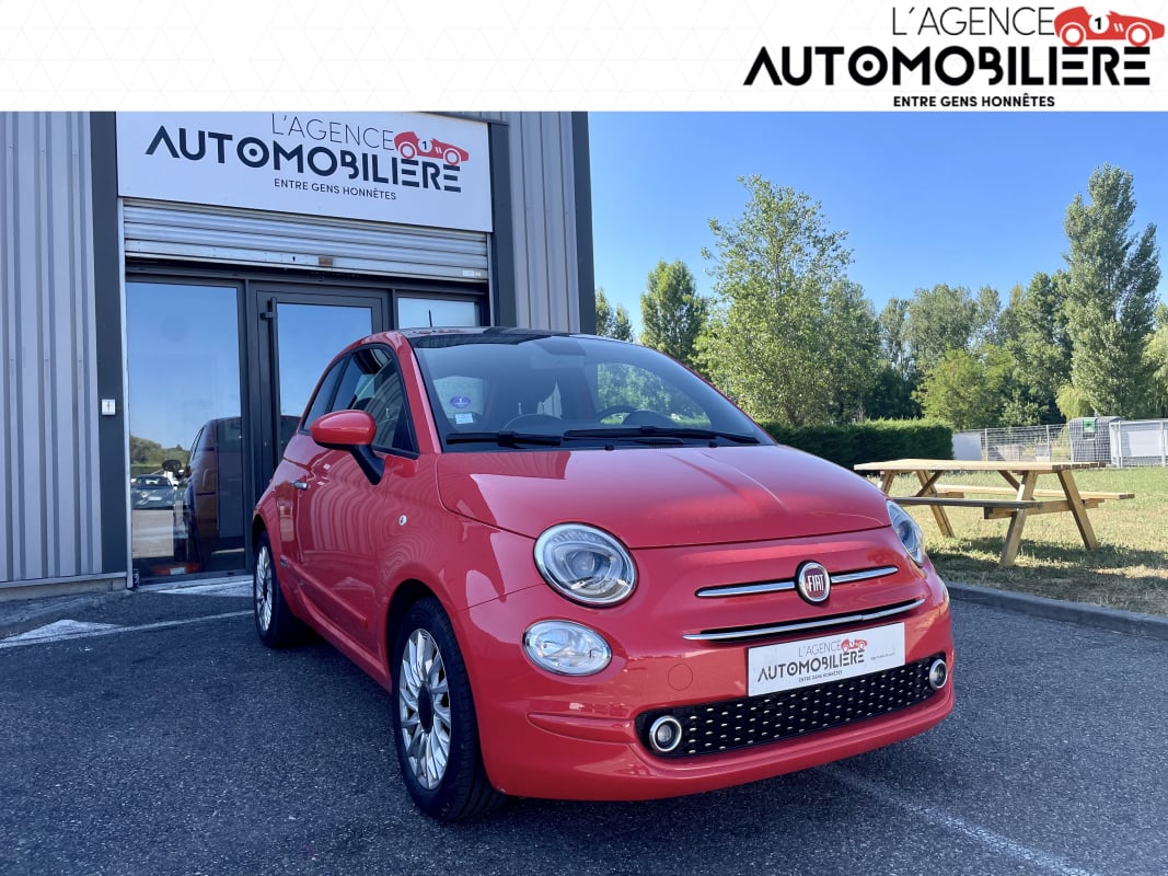 Fiat 500 1.0 70ch Hybride LOUNGE BVM6 TOIT PANORAMIQUE — 1