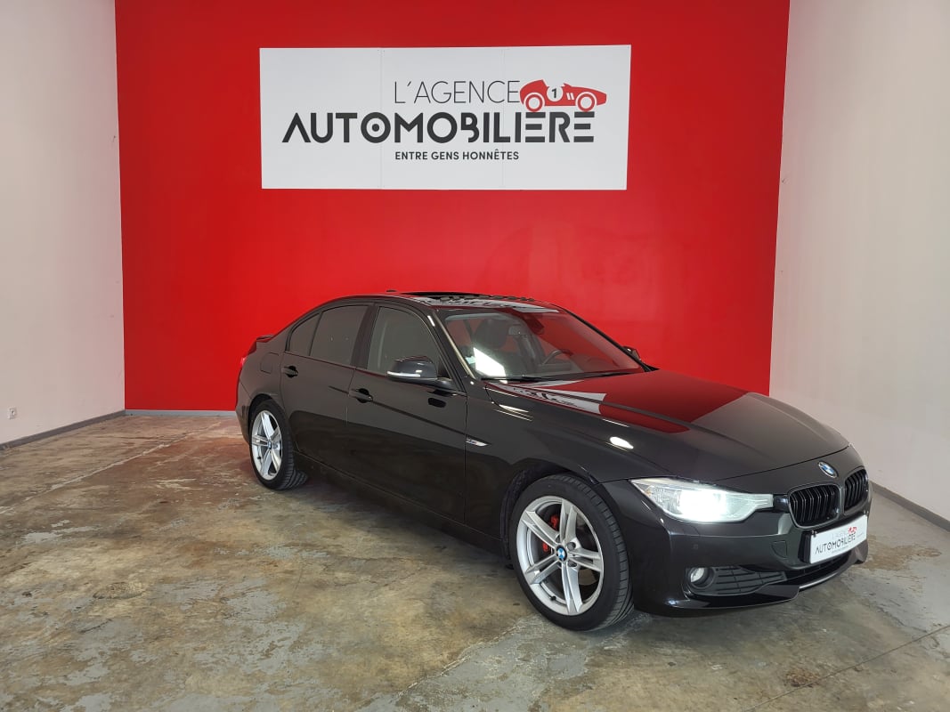 BMW Série 3 (F30) 320D 184 LUXURY BVA8 + TOIT OUVRANT + INT CUIR + SIEGES CHAUFFANTS — 1