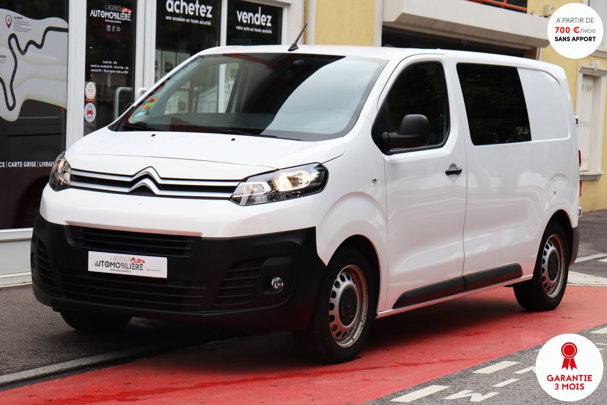 Citroen Jumpy 1.5 BlueHDi 120 Fourgon Double Cabine 6 Places BVM6 (Attelage, CarPlay) — 1