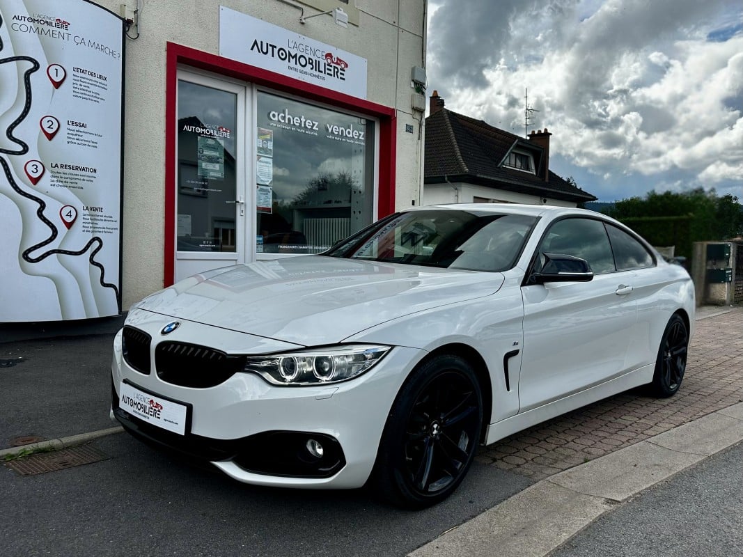 BMW Série 4 (F32) Coupé 420d 2.0 d 184 ch M Sport - Palettes au volant — 1