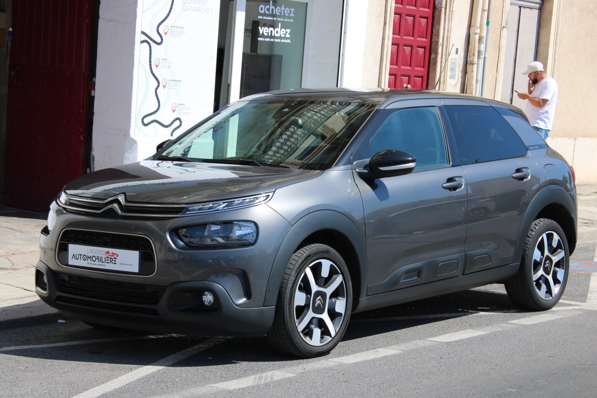 Citroen C4 Cactus 1.2 110 SHINE EAT BVA START-STOP (Carplay, Roue de secours, Caméra de recul,..) — 1