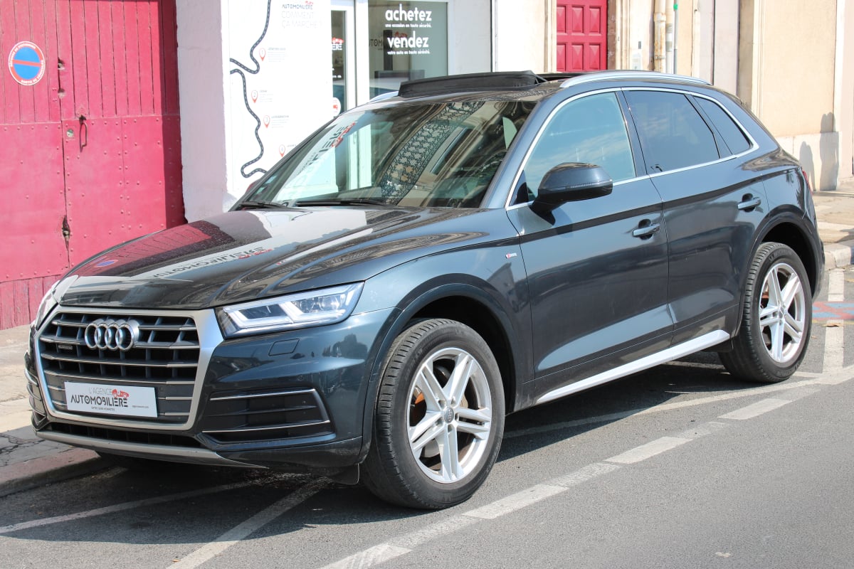 Audi Q5 2.0 TDI 190 S-LINE QUATTRO S-TRONIC BVA ( Radar Av / Arr, Coffre électrique, Toit ouvrant pano ... ) — 1