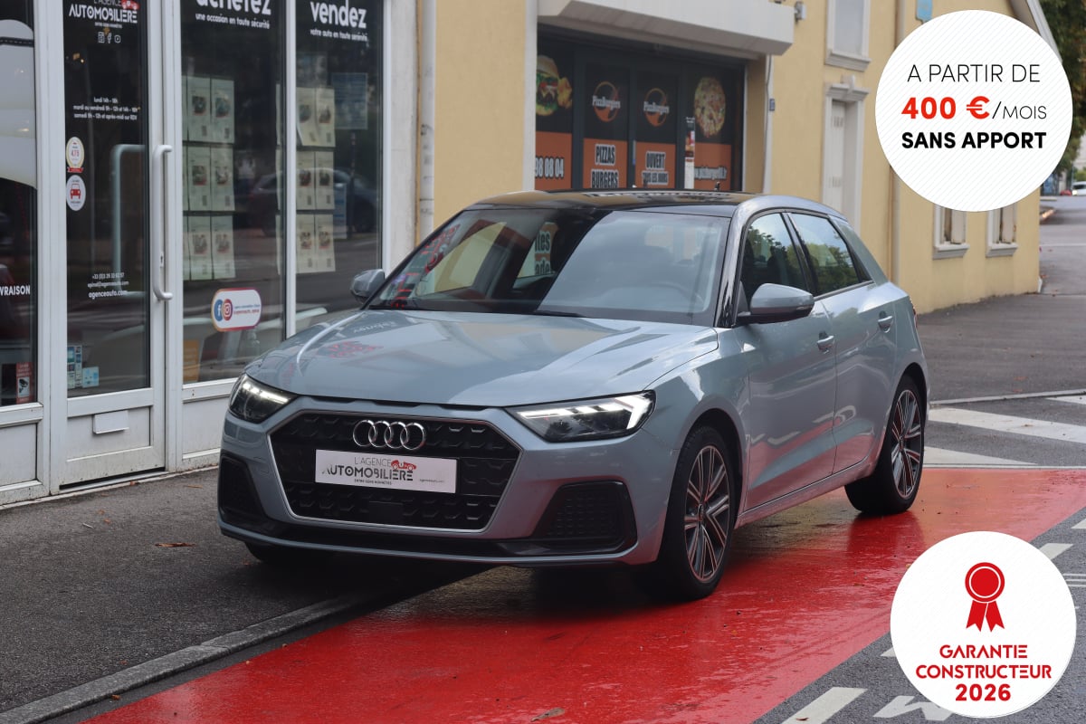 Audi A1 Sportback 1.0 TFSI 95 Advanced BVM5 (1ère main, Virtual Cockpit, CarPlay) — 1